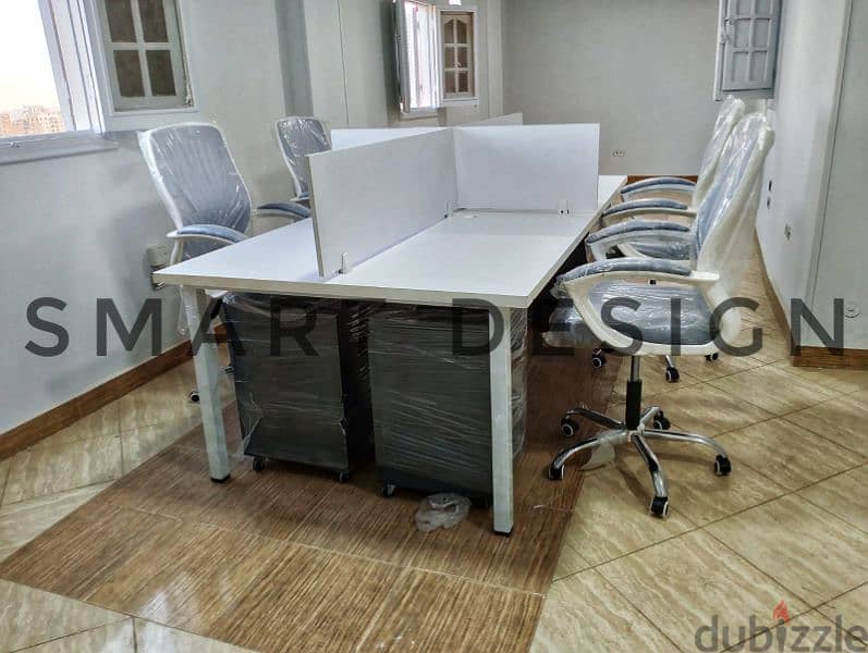 خلية عمل/ وورك استيشن work station/ بارتيشن Partition/ مكاتب موظفين 2