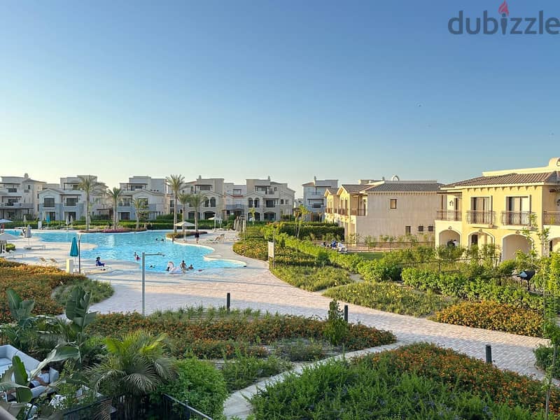 Town house middle 195m for Rent in Marassi Riva , View Pool ,Prime location , Fully furnished 0