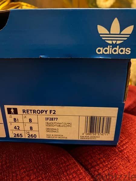 Adidas retropy F2 new shoes for sale size 42 10