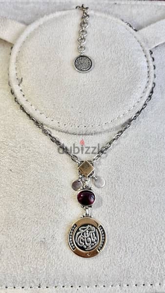 Azza Fahmy necklace سلسلة فضة ودهب والماس عزة فهمي 1