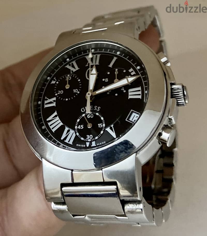 Original Swiss Made GUESS COLLECTION - GC Chronograph Quartz 10