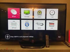 تليفزيون lg 42 inch عادي مش سمارت استعمال بسيط جدا 7000 نهائي