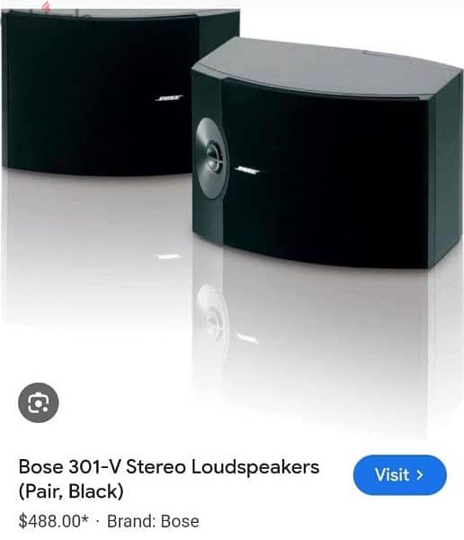 BOSE SPEAKERS SERIES V 
MADE IN MEXICO 1