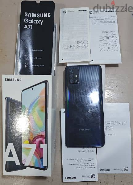 Samsung Galaxy A71 128GB 8GB Ram 2