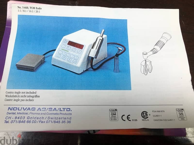 TCM Endo handpiece motor 3