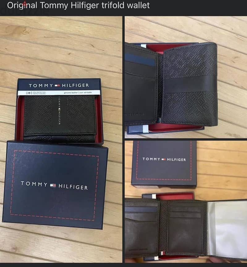 Original Tommy Hilfiger Trifold Brown wallet 2