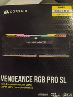 Ram 2 x 8 Corsair vengeance rgb 3600hz 0