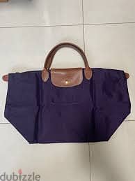 Longchamp purple large bag in excellent condition 1