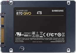 Samsung SSD 4 TB - New