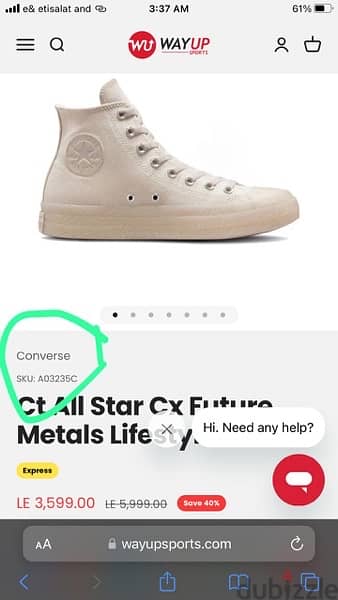 converse Ct All Star Cx Future Metals Lifestyle white Shoes original 3