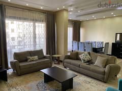 Apartment215m 3 bedrooms for rent fully finished and fuirnished with Acs in best location in water way new cairo