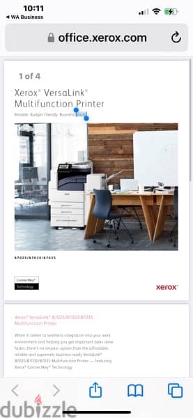 جهاز برنتر  Xerox Versa link 7030 1