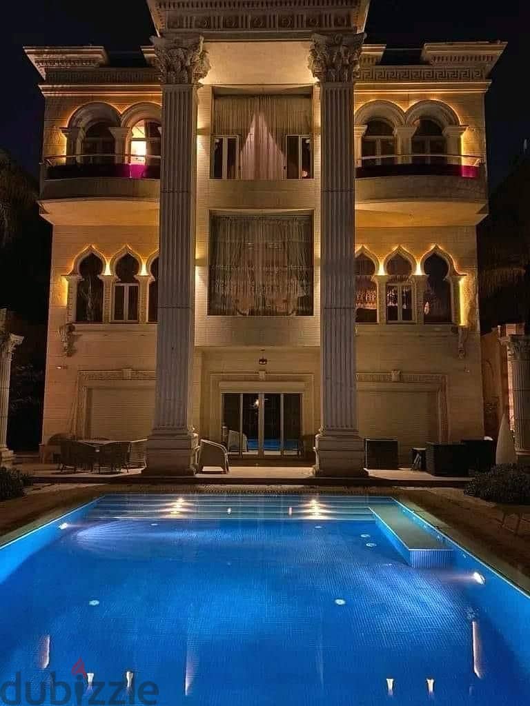 فيلا إيليت مجهزة على أعلى مستوى للايجار في كمبوند قطامية هايتس Villa for rent in Katameya Heights New Cairo fully furnished 2