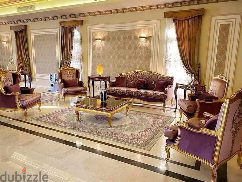 فيلا إيليت مجهزة على أعلى مستوى للايجار في كمبوند قطامية هايتس Villa for rent in Katameya Heights New Cairo fully furnished 8