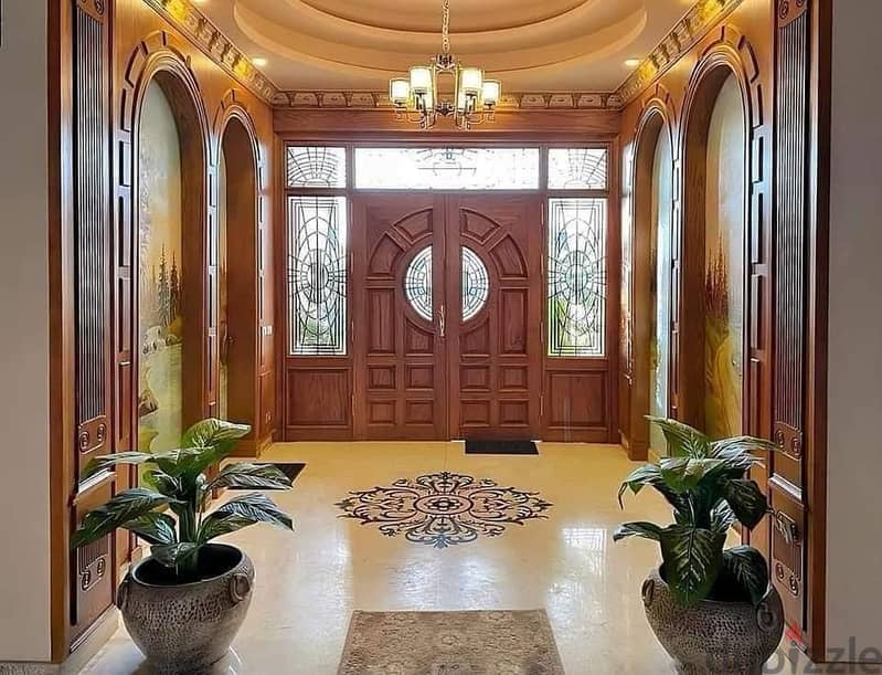 فيلا إيليت مجهزة على أعلى مستوى للايجار في كمبوند قطامية هايتس Villa for rent in Katameya Heights New Cairo fully furnished 10