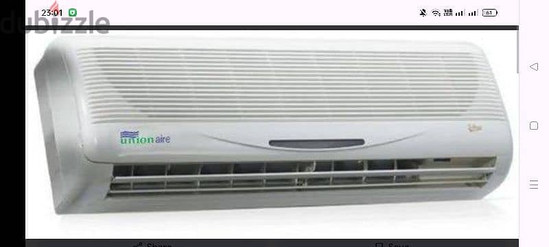 4. hp High Wall Unionaire air condition , in a very good condition 0