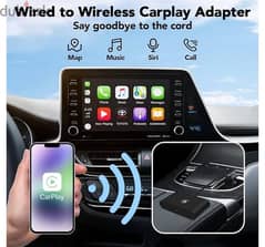 wired to wireless apple carplay and android auto adaptor
