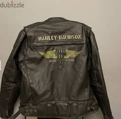 Harley davidson black leather jacket