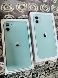 iphone 11 128gb mint green with box