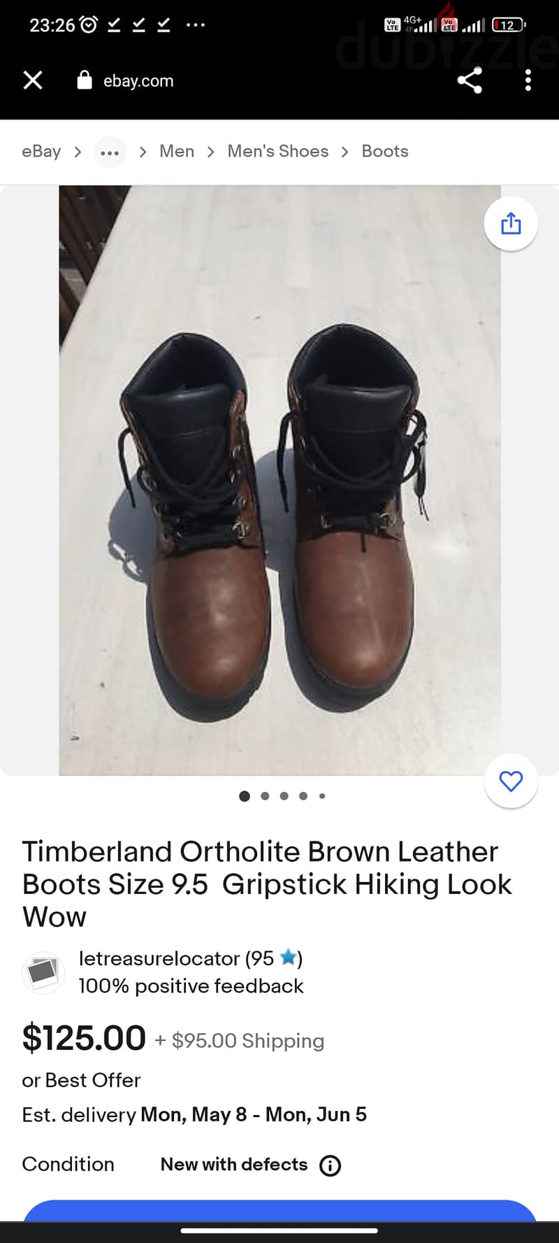 Timberland original boots size 45 2