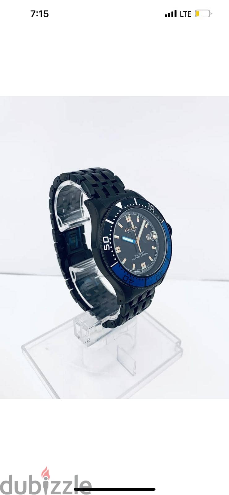 Breil milano brand new black with tags original made Swiss 6