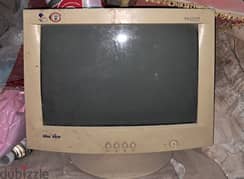 شاشه كومبيوتر موديل قديم و شغالة