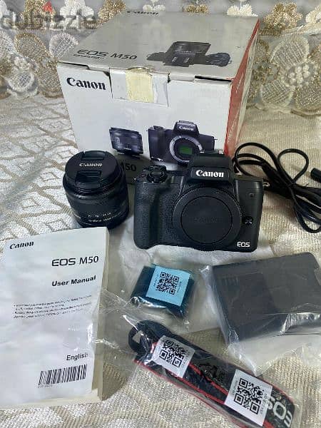 canon m50 lens 15-45m جديده لم تستخدم 0