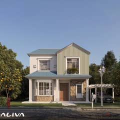 Great opportunity to own a detached villa directly on the Suez Road at ALIVA Compound, Future City. "