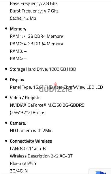 acer aspire 3 15.6 notebook 7