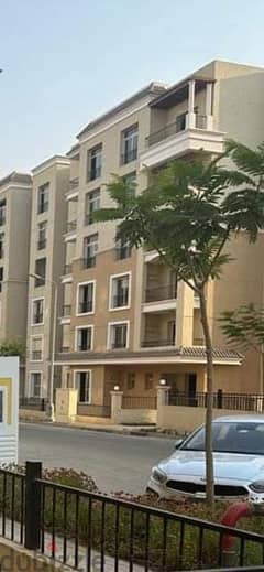 Apartment for sale in a garden (with a cash discount of up to 42%) + installments in New Cairo in the Sarai Compound next to Madinaty