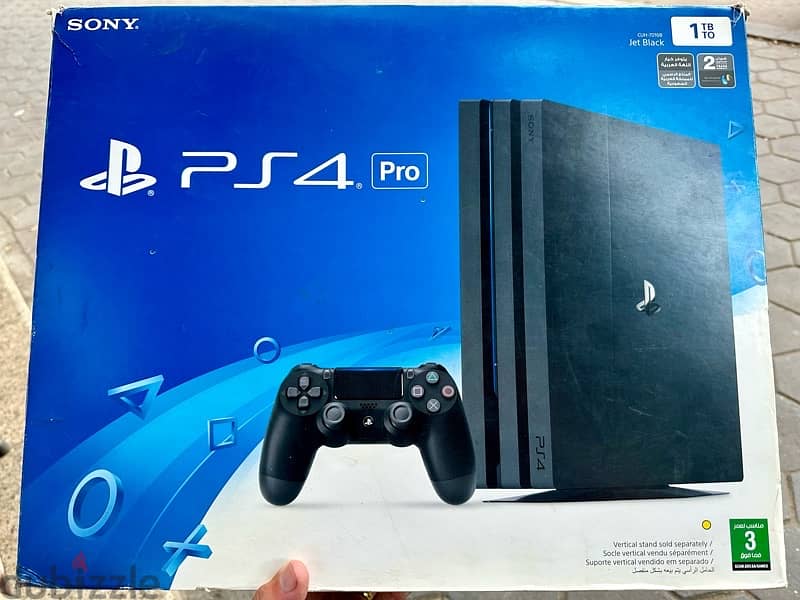 Ps4 Pro Playstation 4 Pro 4k 1 Terabyte + Full BOX Excellent condition 5