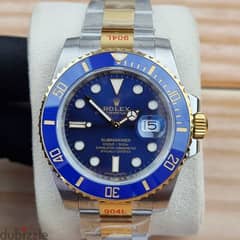 Rolex Submariner Two Tone Blue Dial Bluesy Swiss ETA 3135, 904L Steel 0