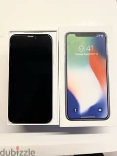 iphone x waterproof 64 gp with all accessories like bew