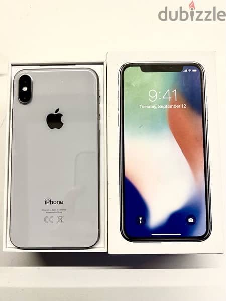 iphone x waterproof 64 gp with all accessories like bew 1