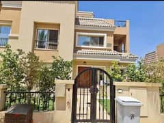 S villa for sale in Sarai Compound, your discount is greater than your down payment, with cash installments over 8 years, a villa with a clear sea cor