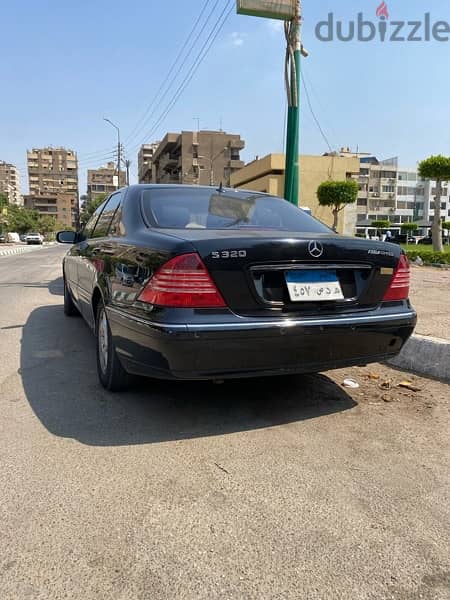 مرسيدس s320 حالة نادوة بدون دهانات نهائيا 5