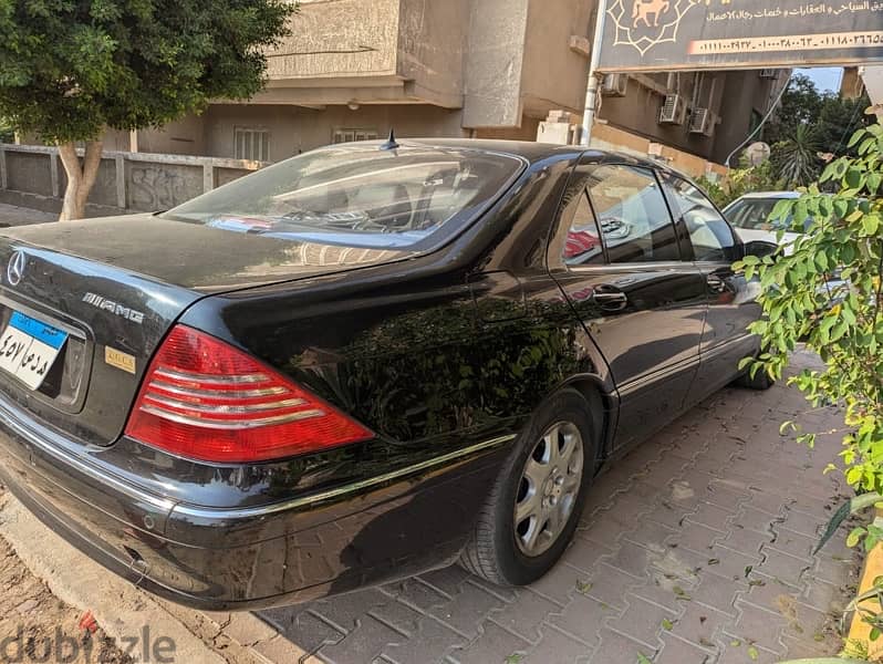 مرسيدس s320 حالة نادوة بدون دهانات نهائيا 7