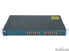 سويتش سيسكو Cisco switch POE 3560 10/100 24p
