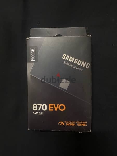 SAMSUNG 870 EVO 500GBهارد كمبيوتر/بلايستيشن 1