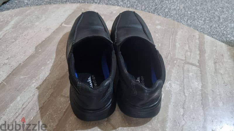 Clarks Black Shoes Size 42 حذاء كلاركس أسود مقاس ٤٢ 3