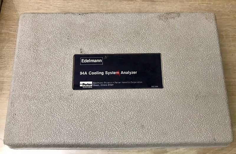 Edelmann Cooling System Analyzer طقم اختبار كبس ريداتير 8