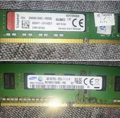 رامات DDR3 قطعه 8G وقطعه 12800U /4G