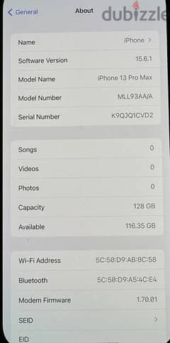 IPhone 13 Pro Max 128 G