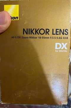 Nikon lens 18/55 and 70/300