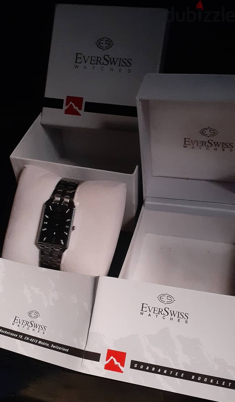 مرصعه ب 28 حجر اوبال الفاخر Everswiss watch luxury limited edition 2