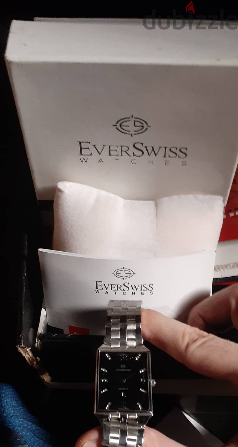 مرصعه ب 28 حجر اوبال الفاخر Everswiss watch luxury limited edition 4