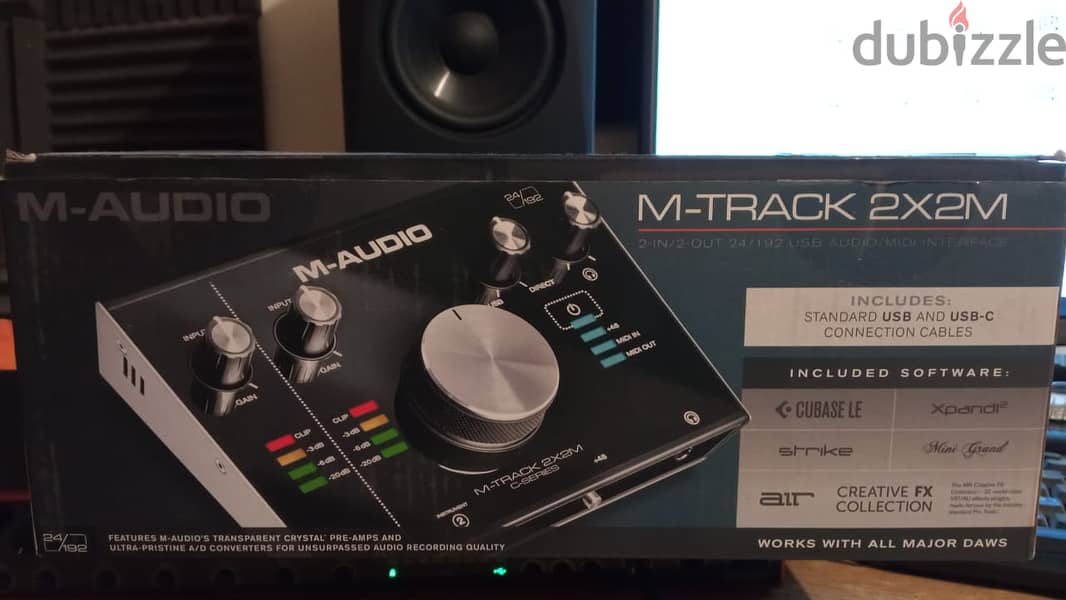 M-Audio M-Track 2x2M USB Audio/MIDI Interface 1