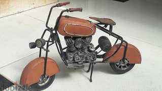 مجسم موتوسيكل هارلي ماكيت ديكور Vintage bike MOTORCYCLE  model diecast