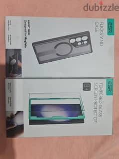 s24 ultra ESR  cover & screen protector(pack of 2) 0