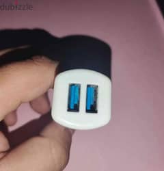 شاحن عربيه مخرجين USB